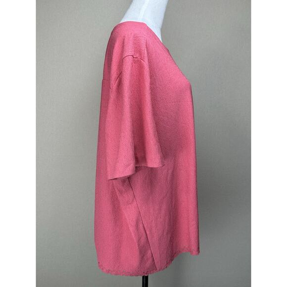 Southern Lady 3XL Pink With Embroidered Accents 100% Polyester Spring Summer - Picture 4 of 12